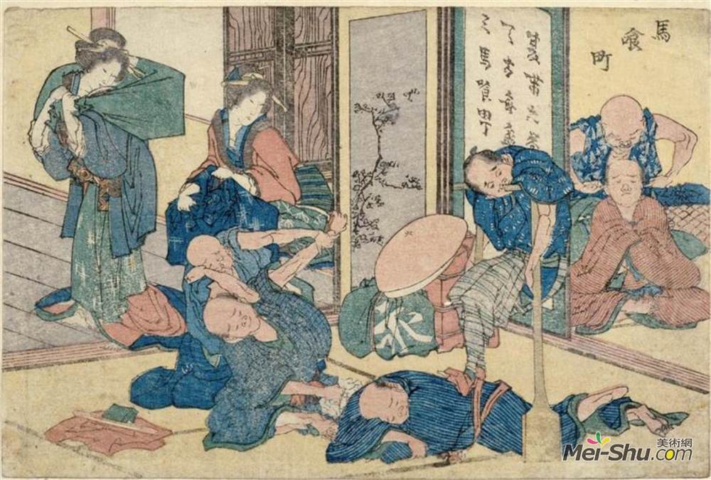 葛饰北斋(Katsushika Hokusai)高清作品《新街景》
