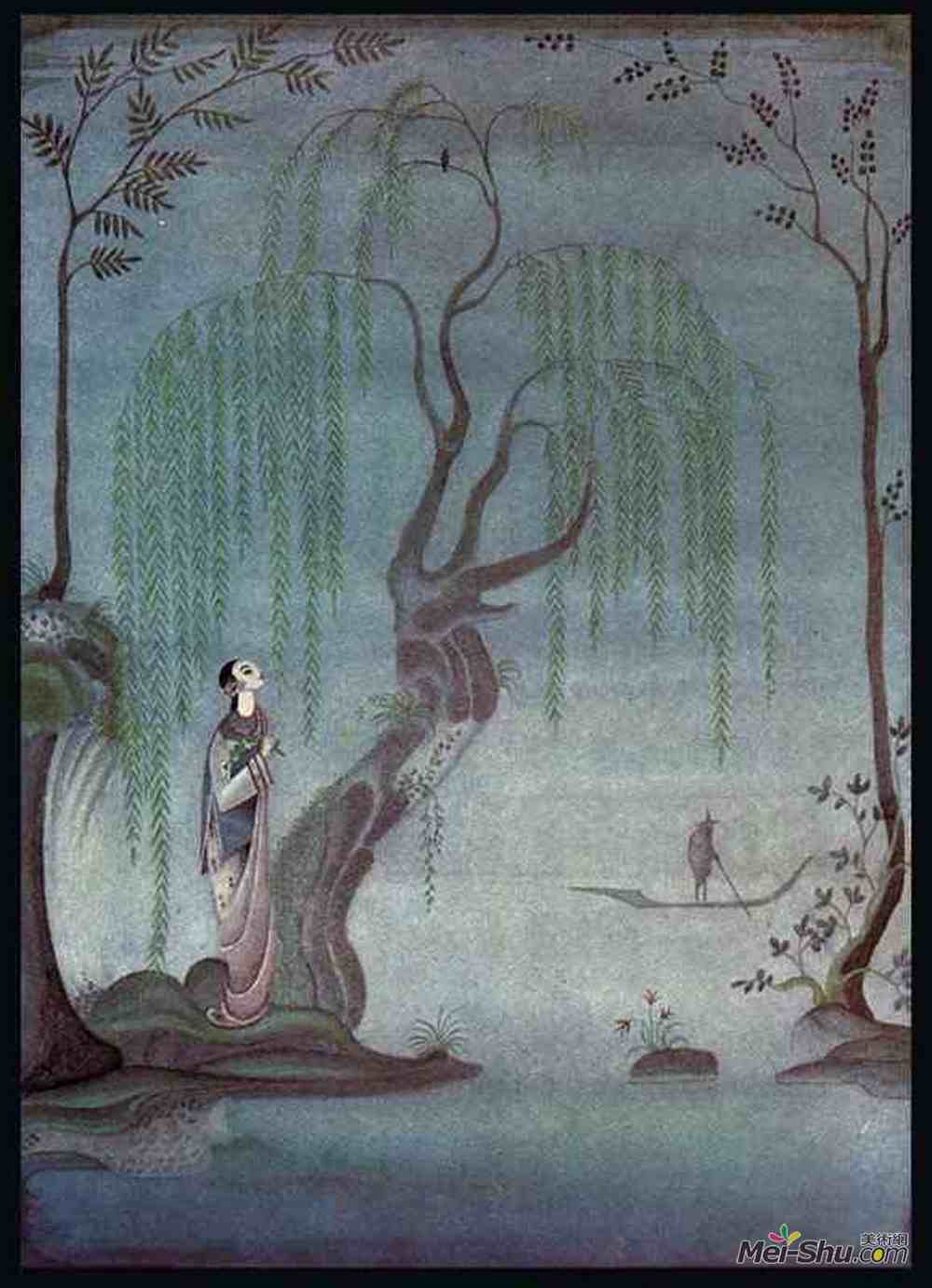 凯·尼尔森(Kay Nielsen)高清作品《夜莺》