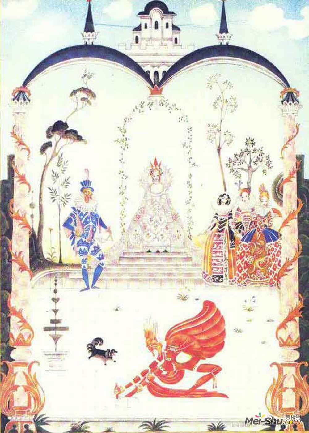 凯·尼尔森(Kay Nielsen)高清作品《朗普斯金》