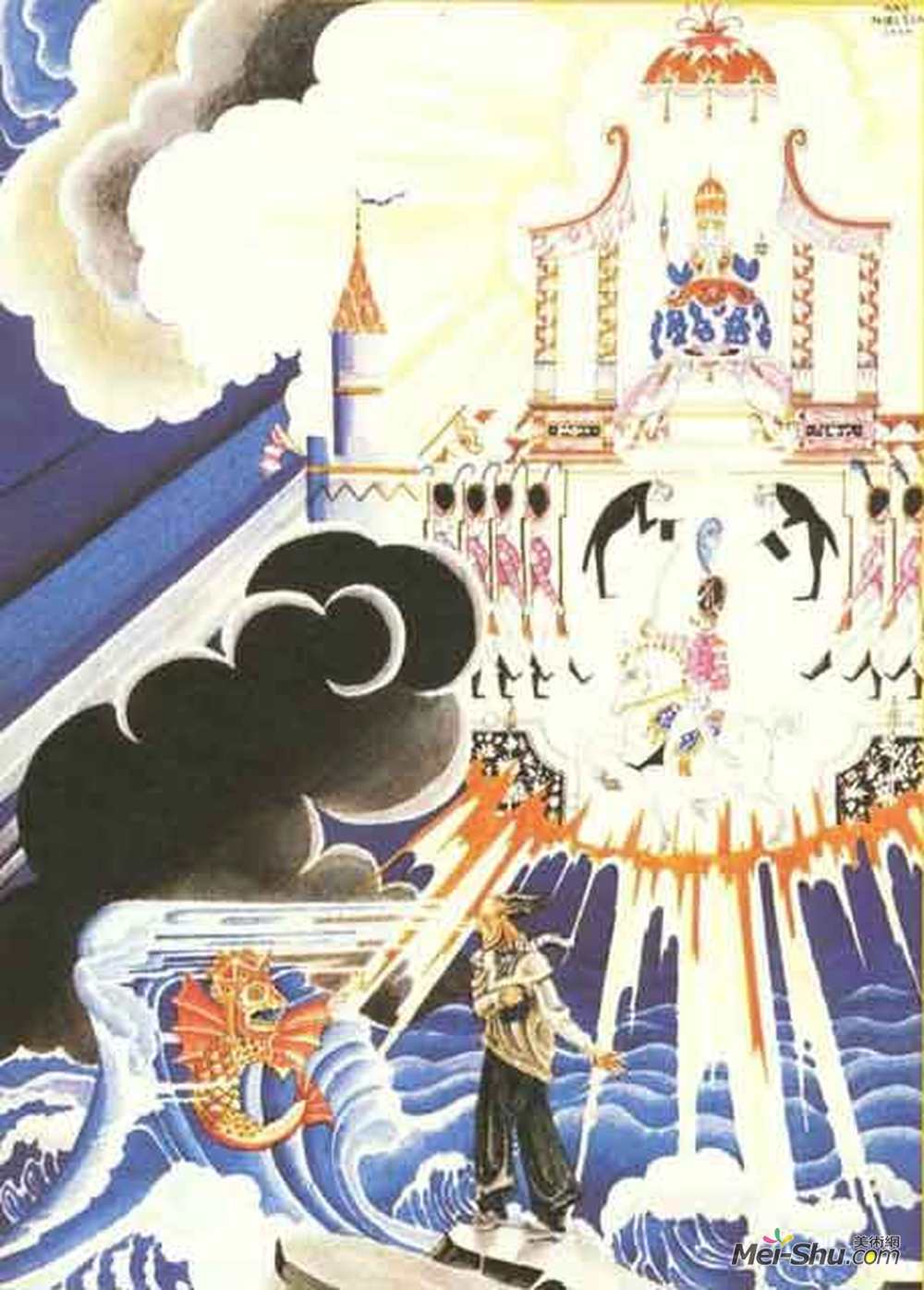 凯·尼尔森(Kay Nielsen)高清作品《渔民和他的妻子》