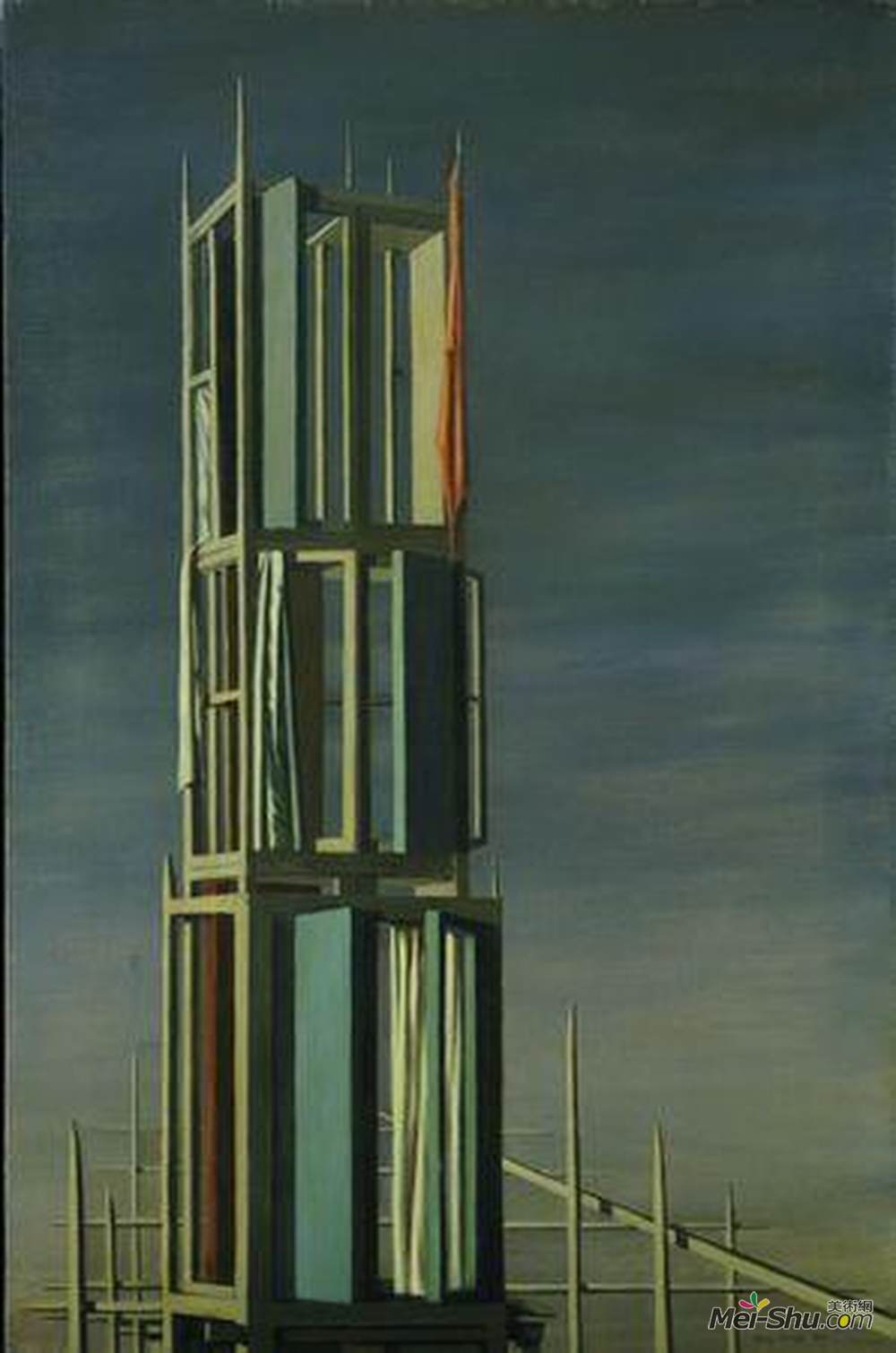 卡伊·塞奇(Kay Sage)高清作品《连字符》