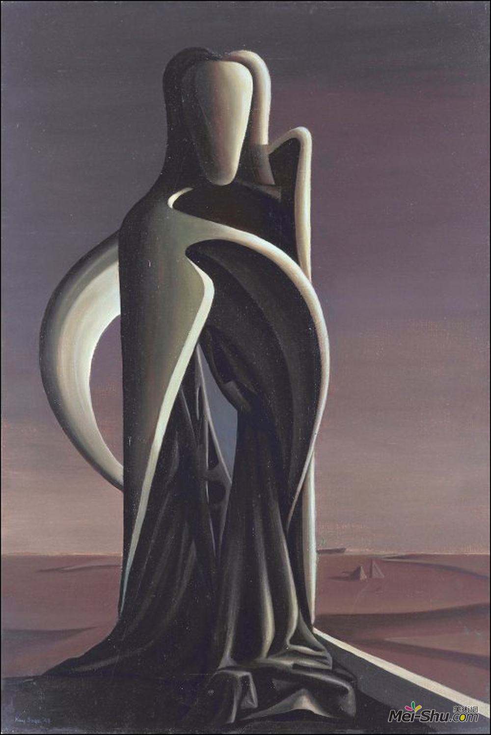 卡伊·塞奇(Kay Sage)高清作品《隐藏的字母》