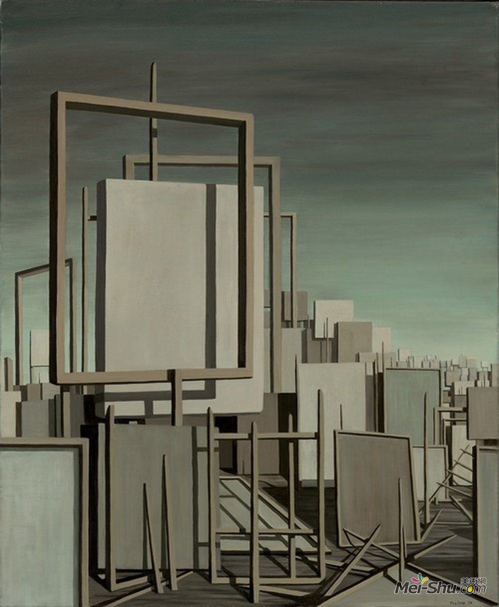 卡伊·塞奇(Kay Sage)高清作品《答案是否定的。》