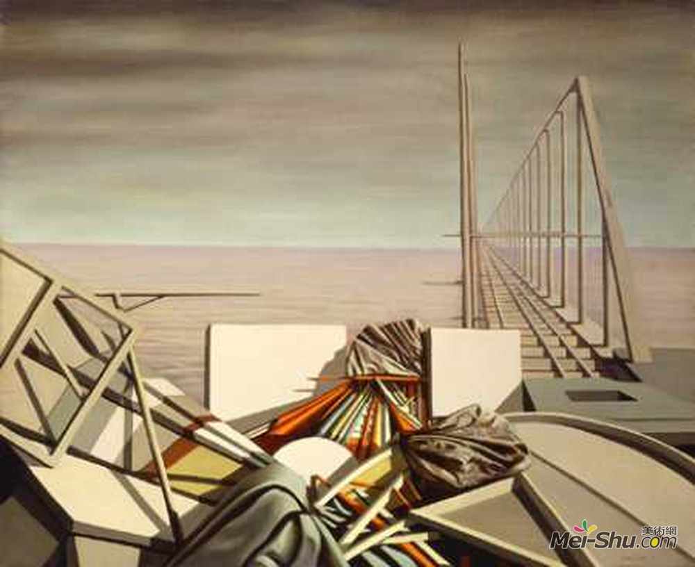 卡伊·塞奇(Kay Sage)高清作品《不寻常的星期四》