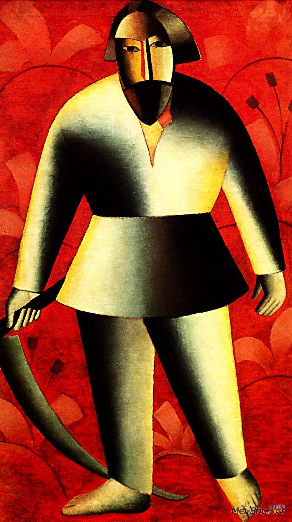 卡西米尔·马列维奇(Kazimir Malevich)高清作品《割草机》
