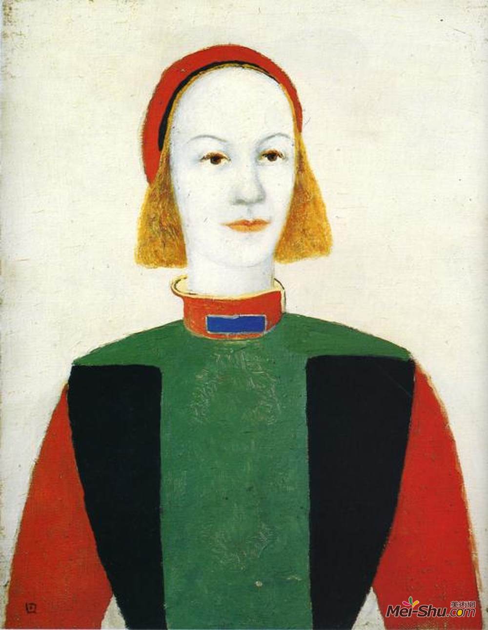 卡西米尔·马列维奇(Kazimir Malevich)高清作品《女孩》