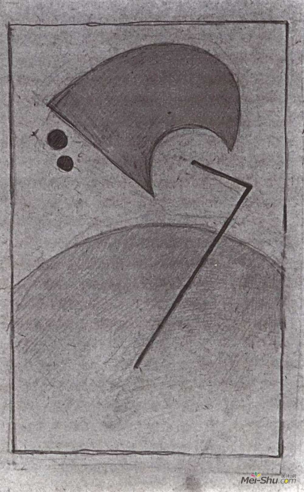 卡西米尔·马列维奇(Kazimir Malevich)高清作品《从空间》
