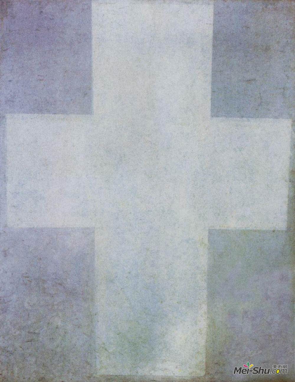 卡西米尔·马列维奇(Kazimir Malevich)高清作品《白十字》