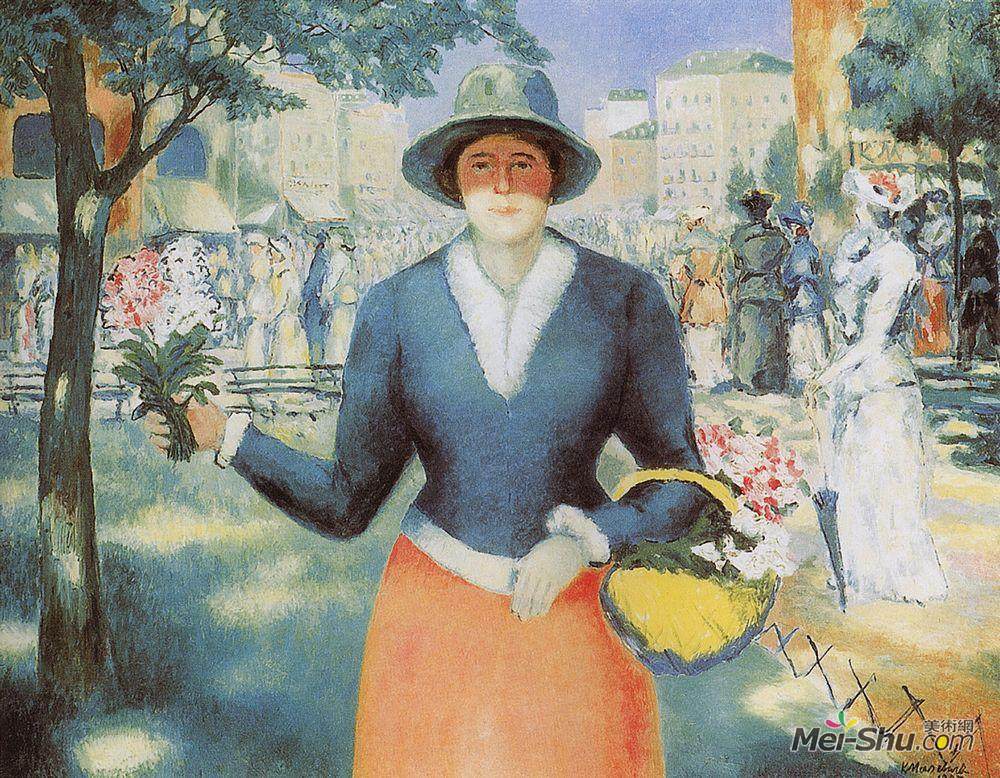 卡西米尔·马列维奇(Kazimir Malevich)高清作品《花剑》