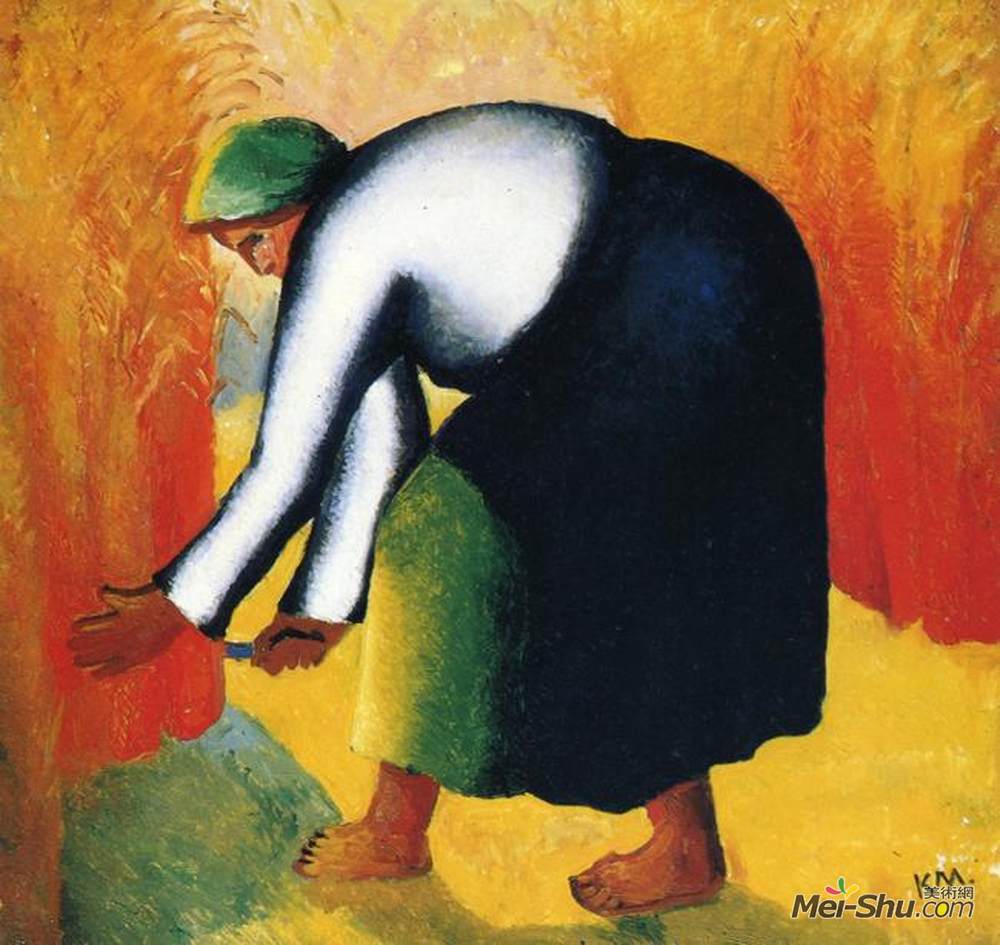 卡西米尔·马列维奇(Kazimir Malevich)高清作品《收割者》