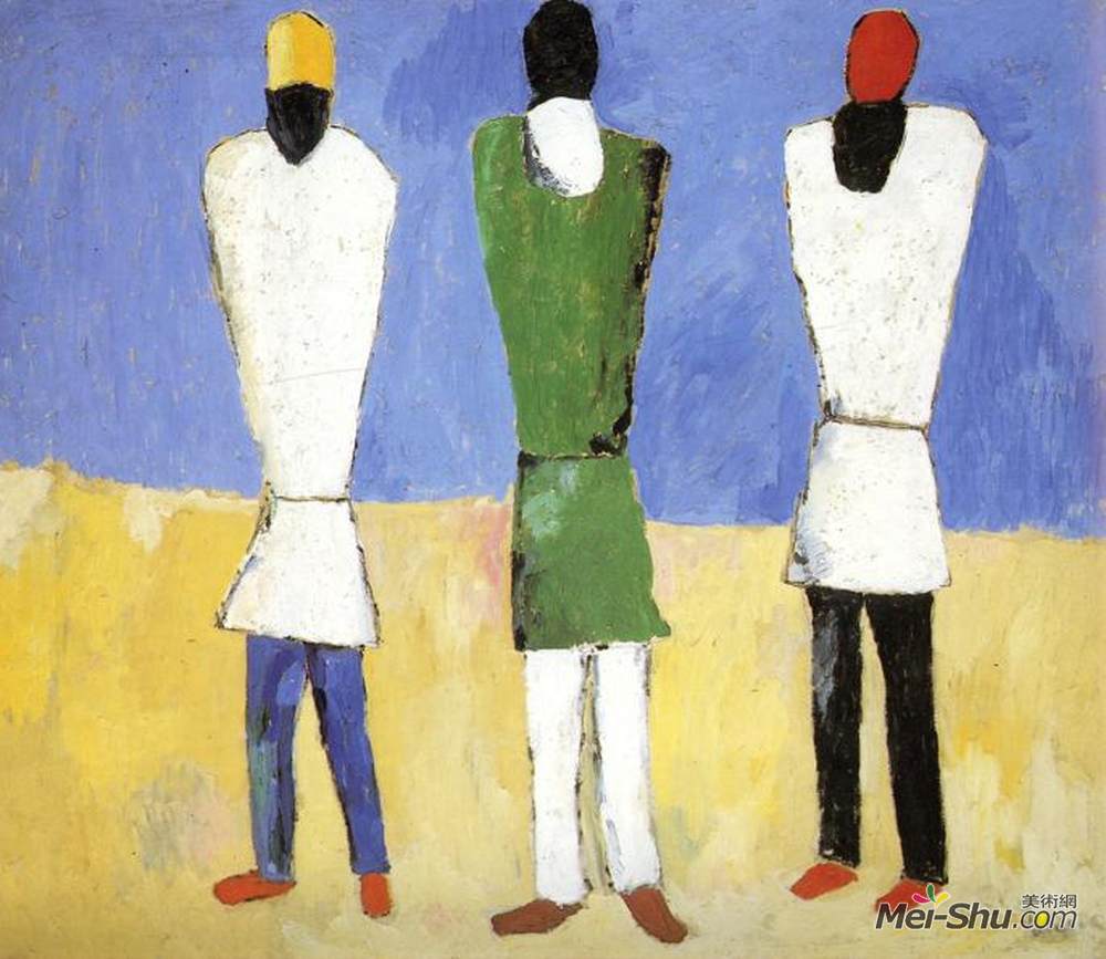 卡西米尔·马列维奇(Kazimir Malevich)高清作品《农民》