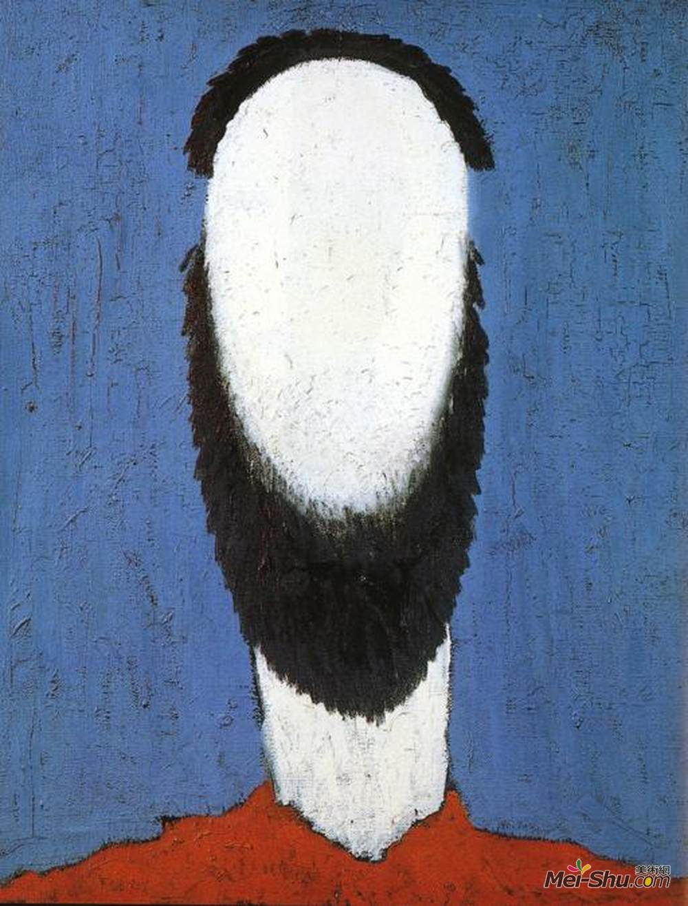 卡西米尔·马列维奇(Kazimir Malevich)高清作品《农民首领》