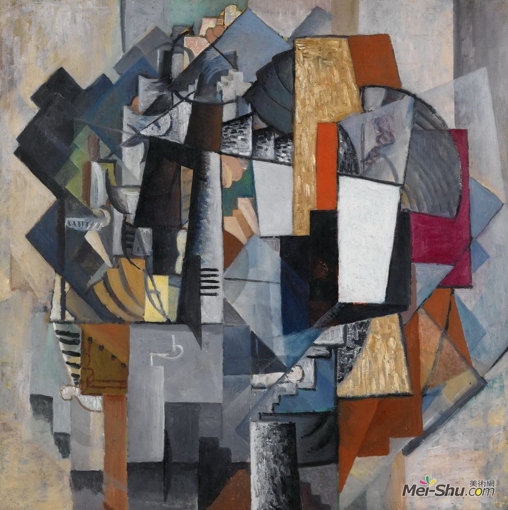 卡西米尔·马列维奇(Kazimir Malevich)高清作品《局室》