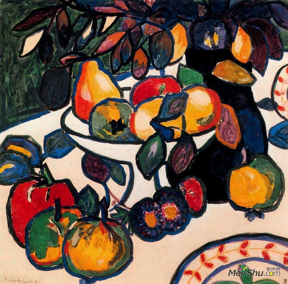 卡西米尔·马列维奇(Kazimir Malevich)高清作品《静物》