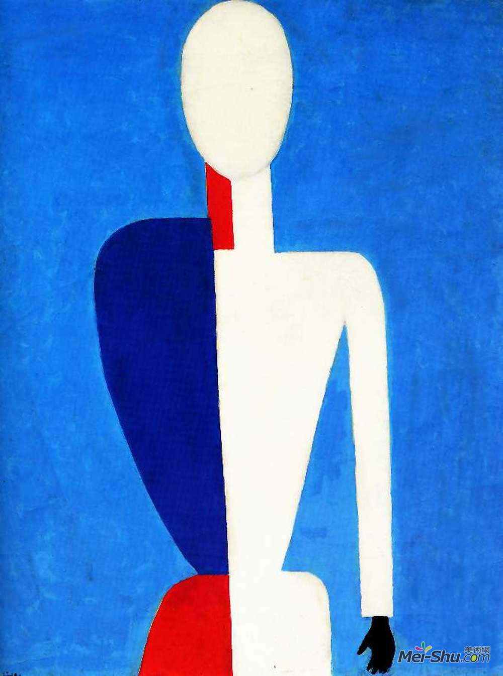卡西米尔·马列维奇(Kazimir Malevich)高清作品《人体躯干》