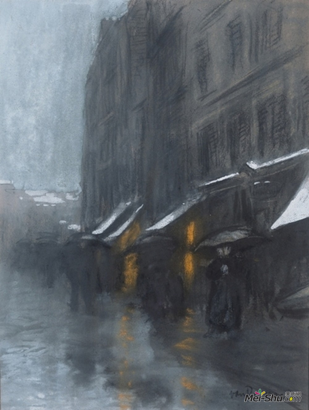 凯斯·凡·东根(Kees van Dongen)高清作品《巴黎拉努特》