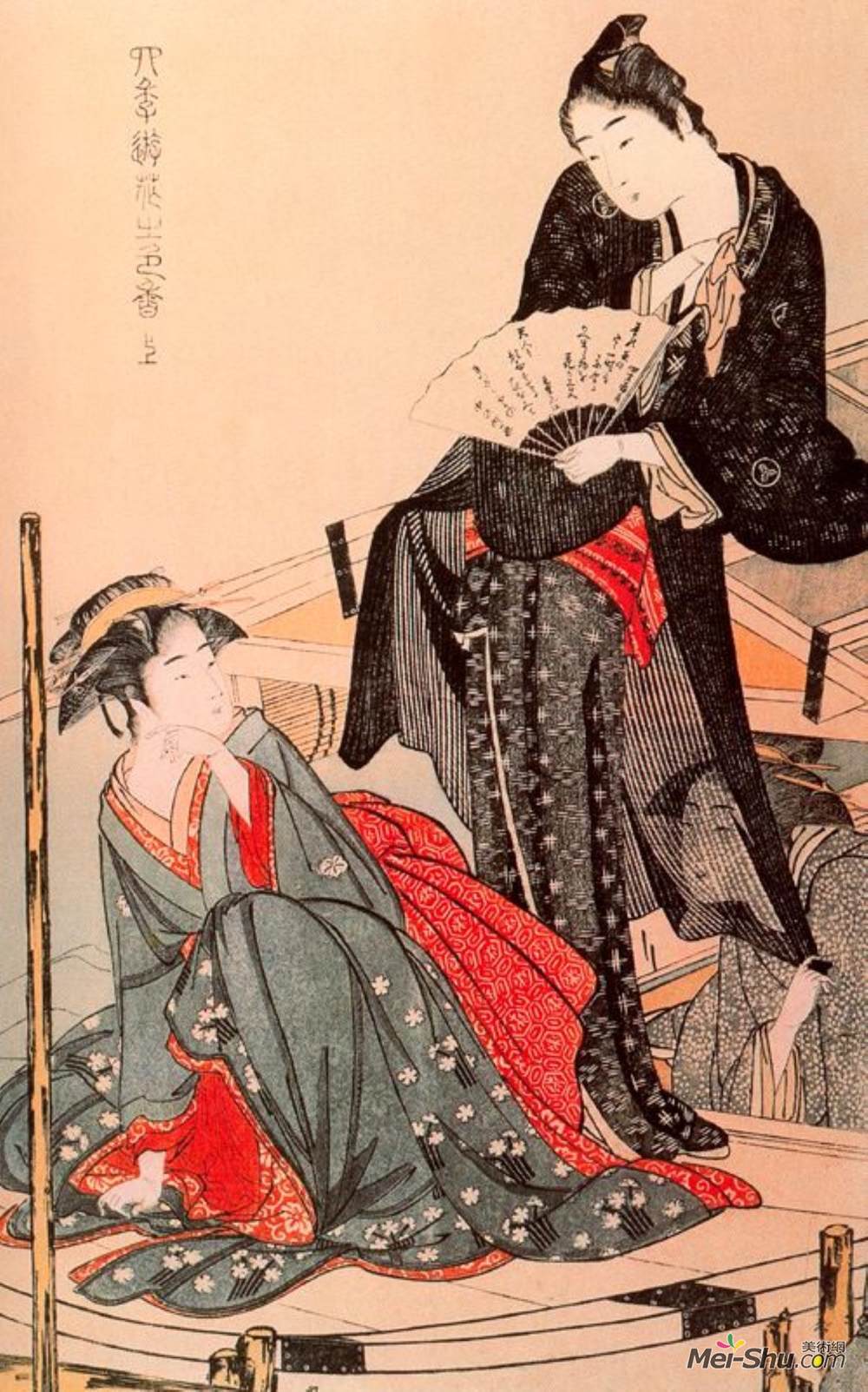 喜多川歌麿(Kitagawa Utamaro)高清作品《四季时尚娱乐》