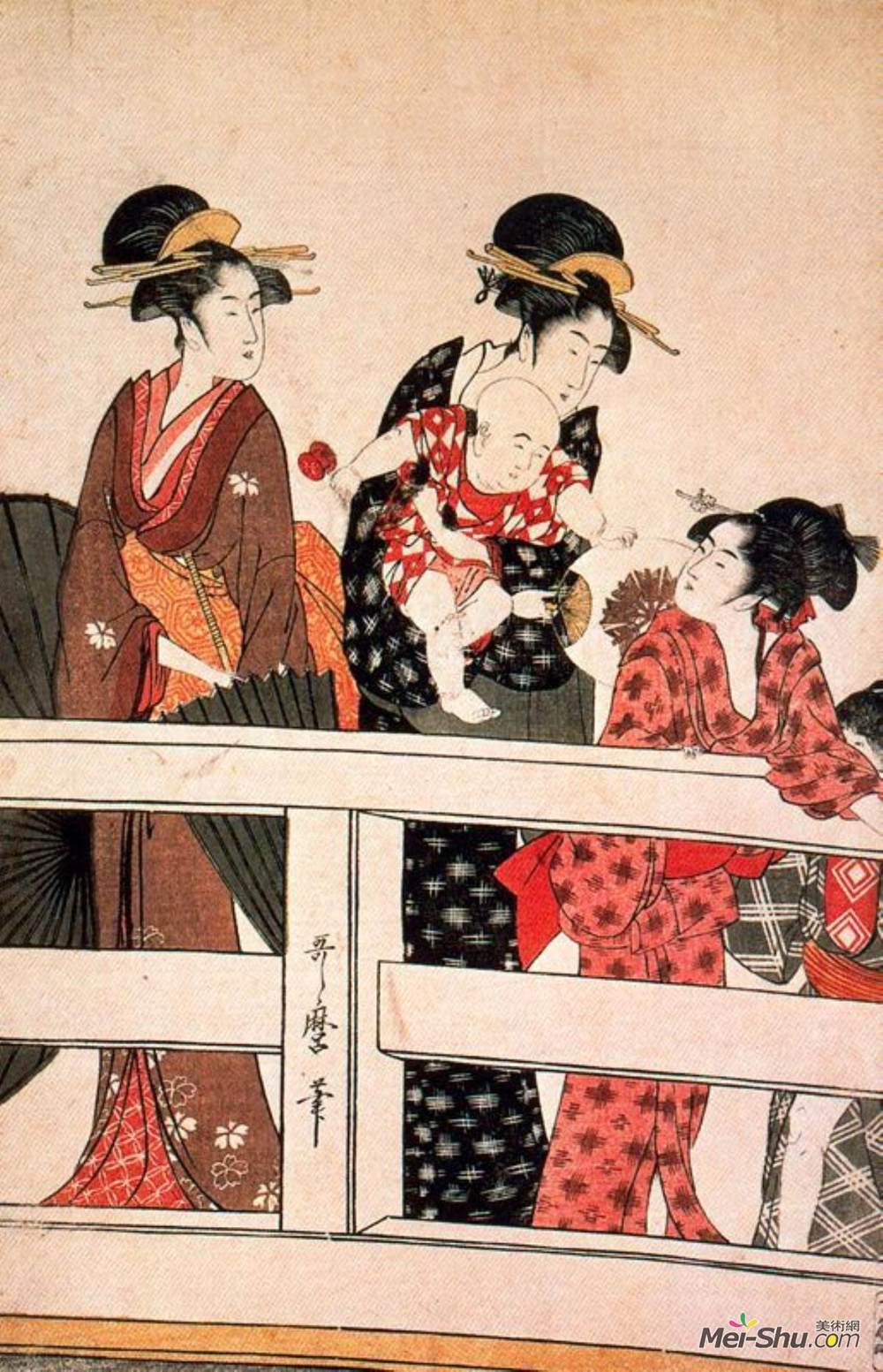 喜多川歌麿(Kitagawa Utamaro)高清作品《马的小时》