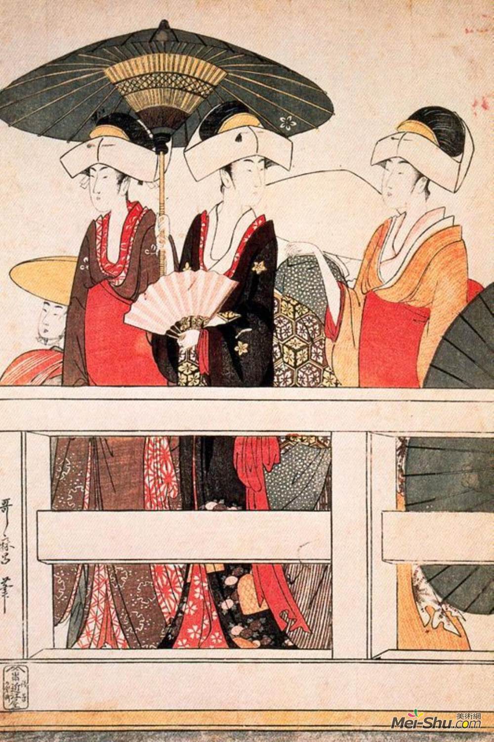 喜多川歌麿(Kitagawa Utamaro)高清作品《醉酒妓女》