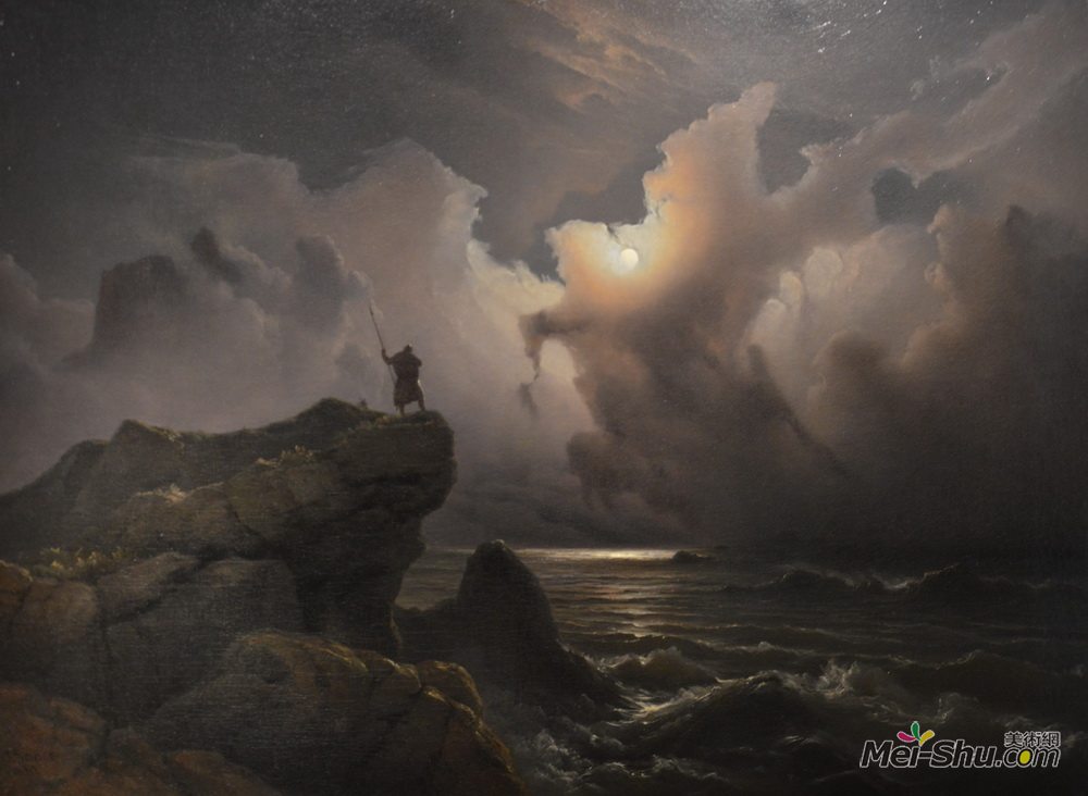 克努德巴德(Knud Baade)高清作品《Fantasibilde Fra Den Norske Sagatid》