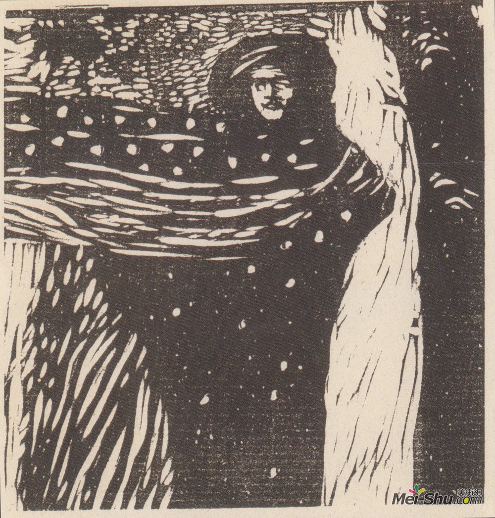 科罗曼·莫塞尔(Koloman Moser)高清作品《孤独》