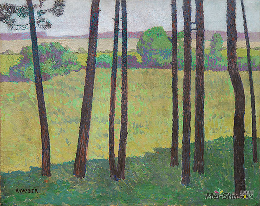 科罗曼·莫塞尔(Koloman Moser)高清作品《菌种观》