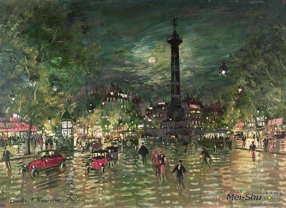 康斯坦丁·柯罗文(Konstantin Korovin)高清作品《巴士底狱》