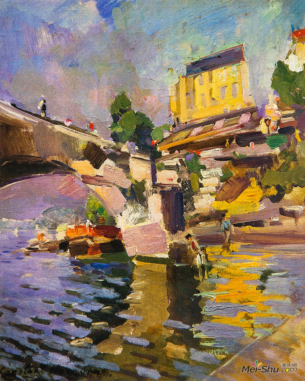康斯坦丁·柯罗文(Konstantin Korovin)高清作品《圣云桥》