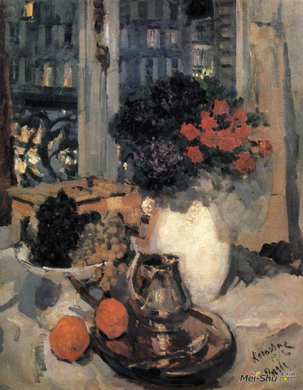 康斯坦丁·柯罗文(Konstantin Korovin)高清作品《静物》