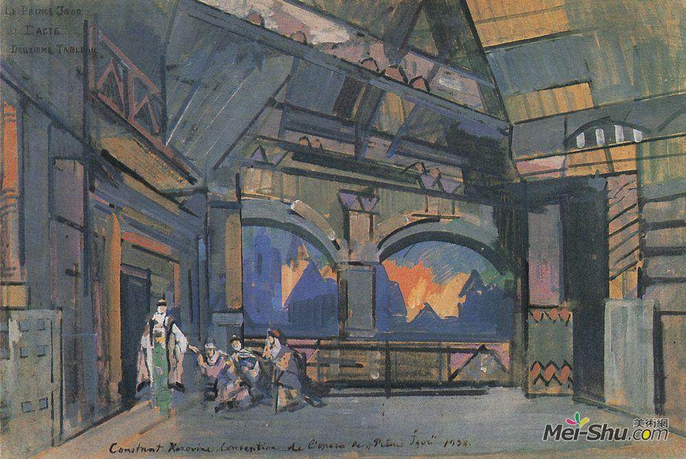 康斯坦丁·柯罗文(Konstantin Korovin)高清作品《特里姆雅罗斯拉夫纳》