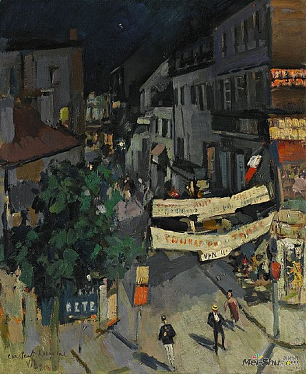 康斯坦丁·柯罗文(Konstantin Korovin)高清作品《维希夜间》