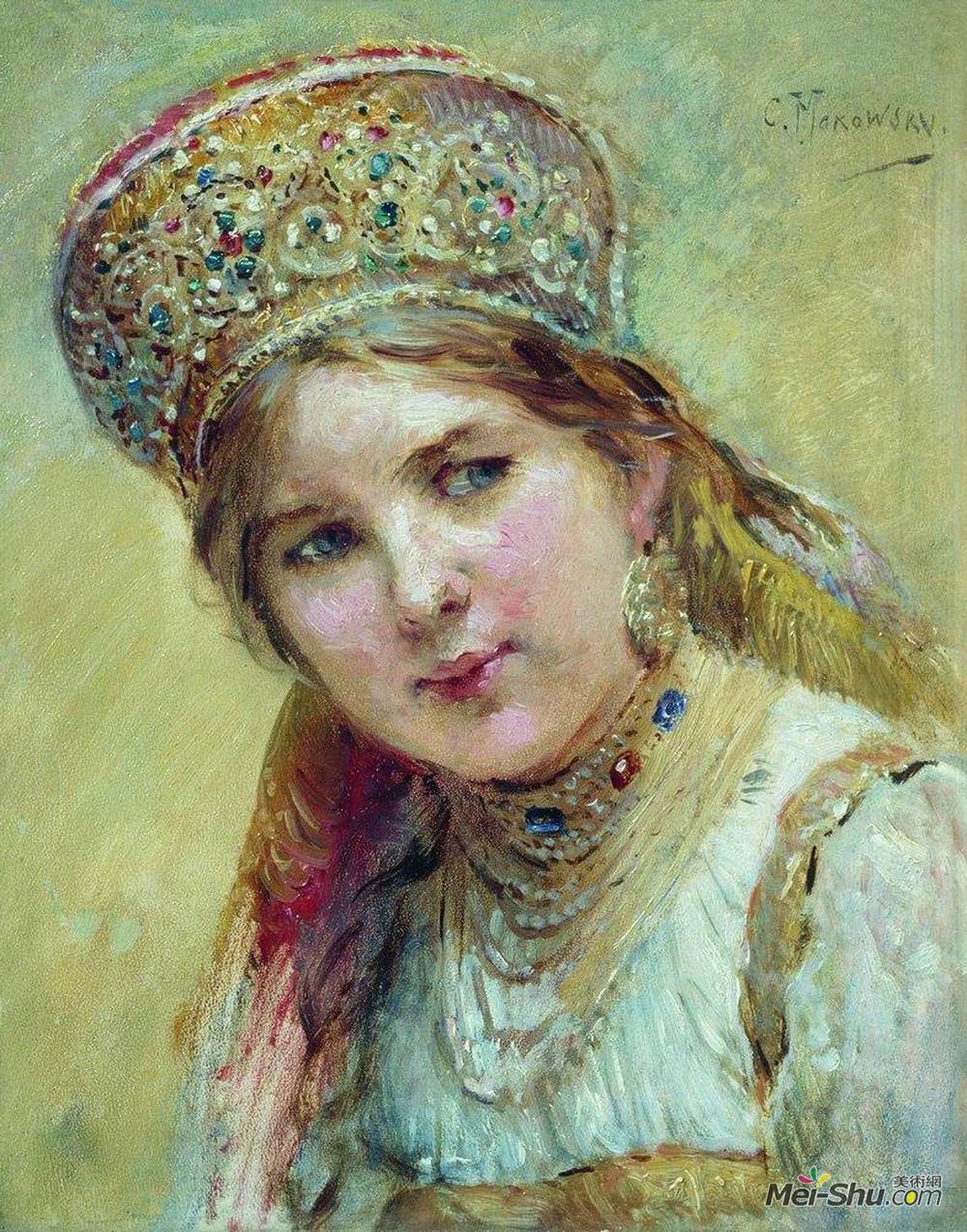 康斯坦丁·马科夫斯基(Konstantin Makovsky)高清作品《博亚利什尼亚》
