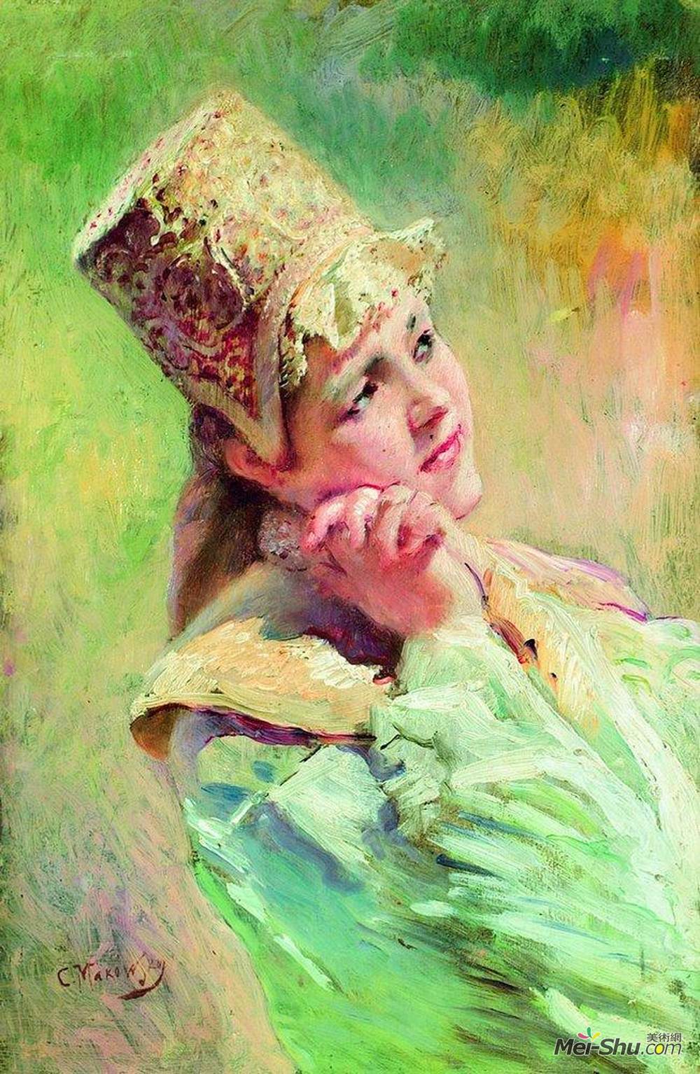 康斯坦丁·马科夫斯基(Konstantin Makovsky)高清作品《博亚利什尼亚》