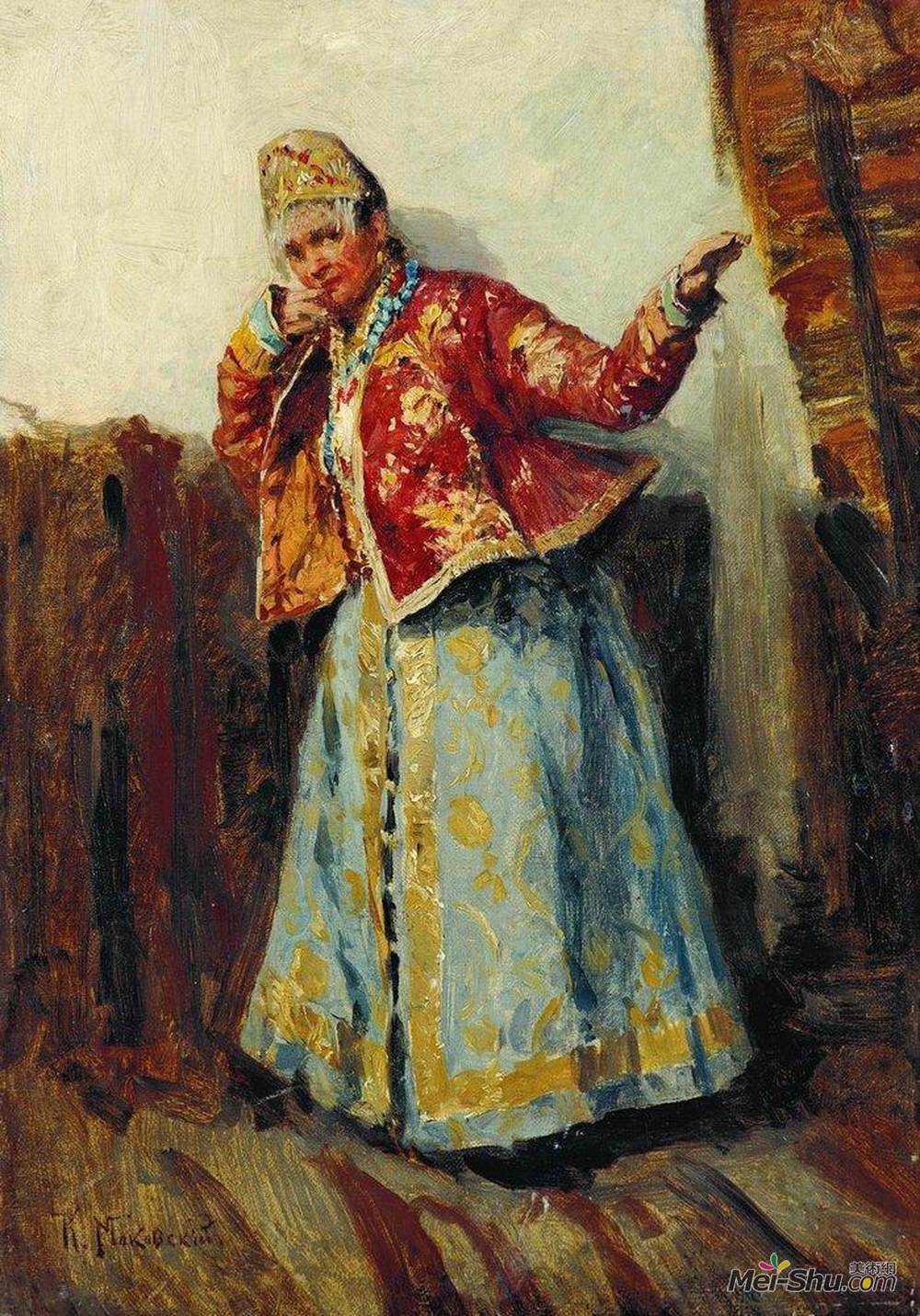康斯坦丁·马科夫斯基(Konstantin Makovsky)高清作品《博亚利什尼亚》
