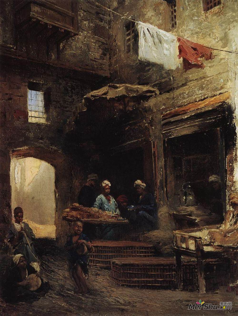 康斯坦丁·马科夫斯基(Konstantin Makovsky)高清作品《流派场景》