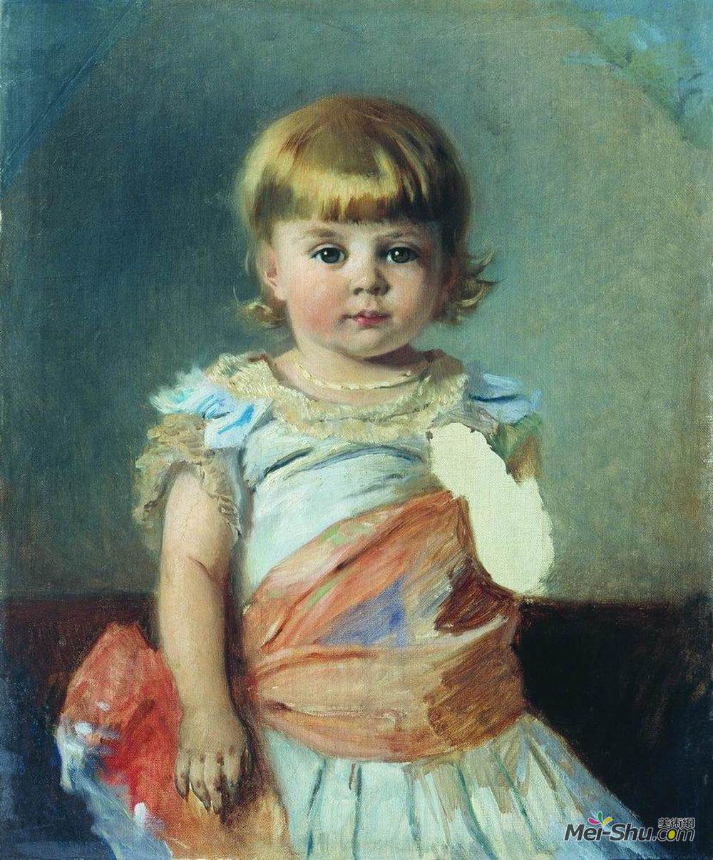 康斯坦丁·马科夫斯基(Konstantin Makovsky)高清作品《女孩》