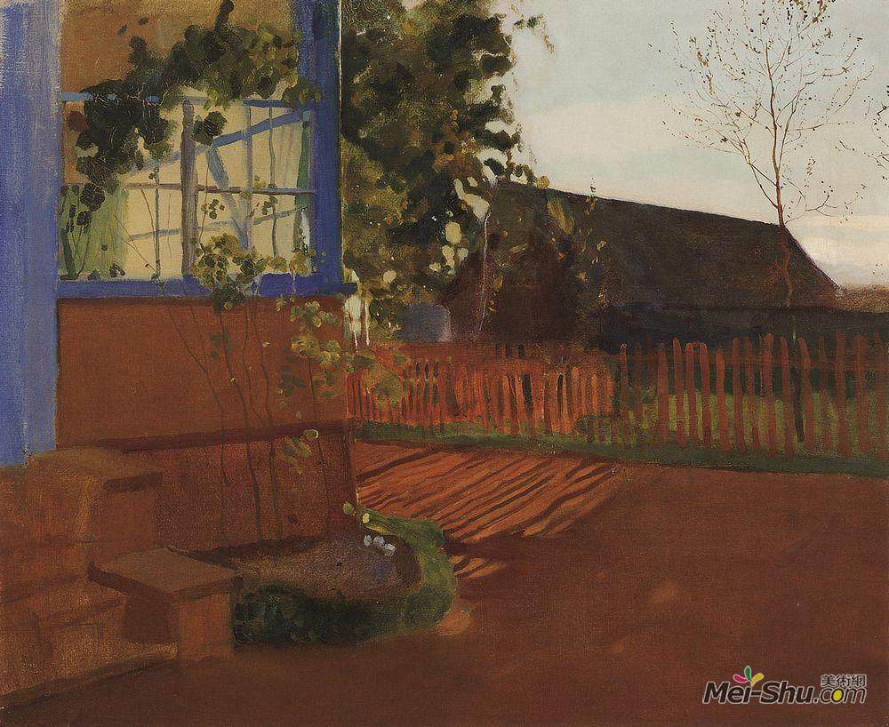 康斯坦丁·索莫夫(Konstantin Somov)高清作品《夜景》