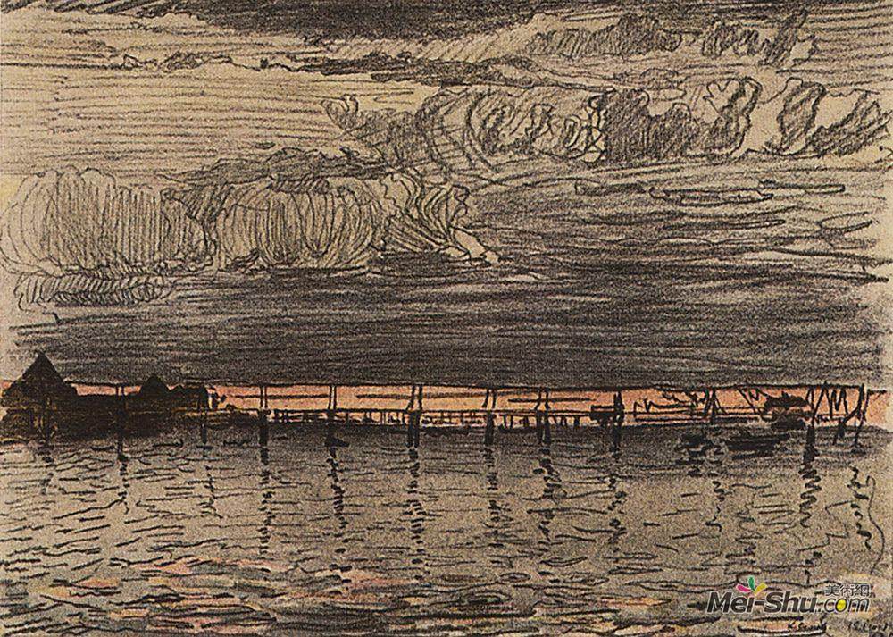 康斯坦丁·索莫夫(Konstantin Somov)高清作品《马蒂什基诺》