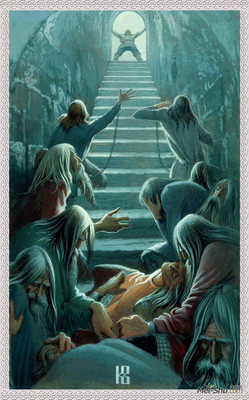 康斯坦丁·瓦西利耶夫(Konstantin Vasilyev)高清作品《伊利亚穆罕默德释放囚犯》