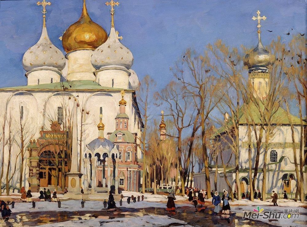 康斯坦丁·由安(Konstantin Yuon)高清作品《报喜日》