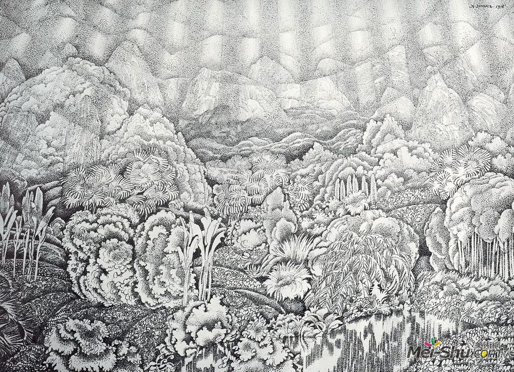 康斯坦丁·由安(Konstantin Yuon)高清作品《植被王国》