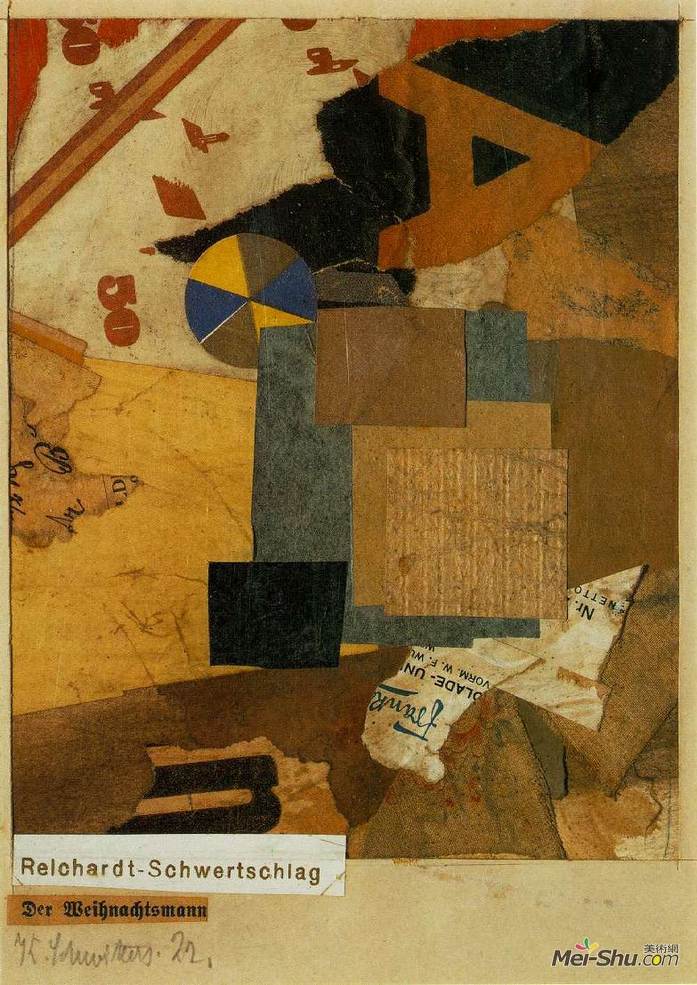 库尔特?施维特斯(Kurt Schwitters)高清作品《圣诞老人》