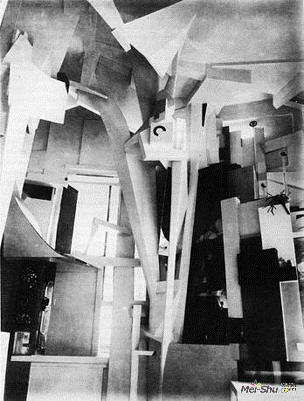 库尔特?施维特斯(Kurt Schwitters)高清作品《莫斯堡》