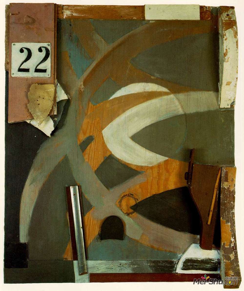 库尔特?施维特斯(Kurt Schwitters)高清作品《弹簧门》