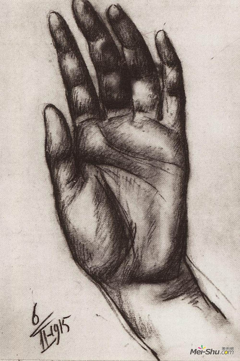 库兹马·彼得罗夫(Kuzma Petrov-Vodkin)高清作品《手》