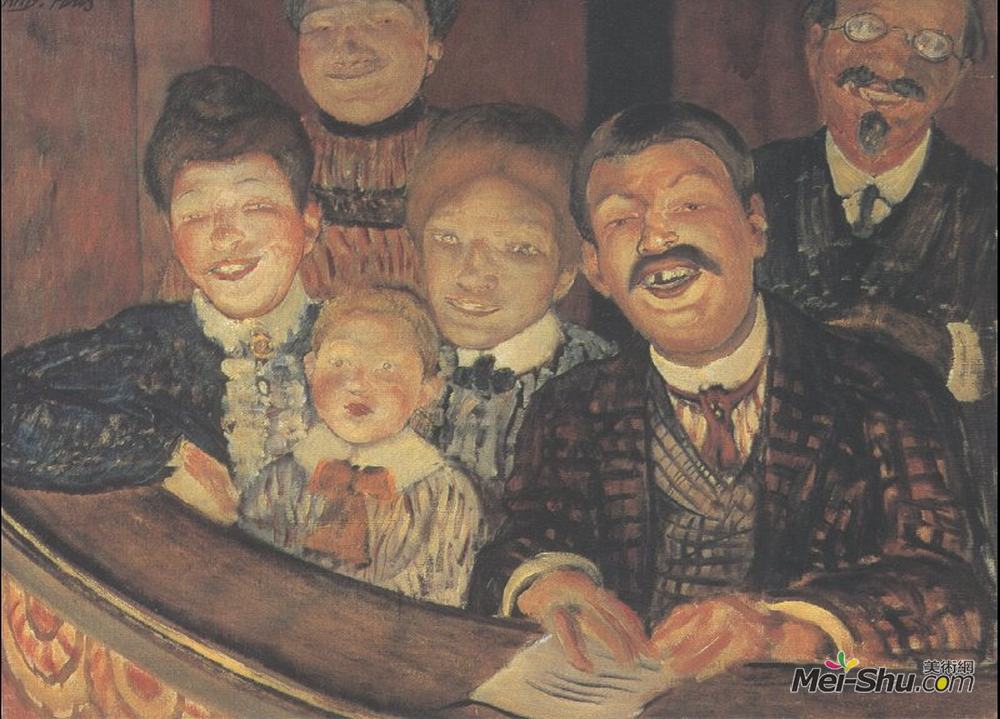 库兹马·彼得罗夫(Kuzma Petrov-Vodkin)高清作品《戏剧闹剧》