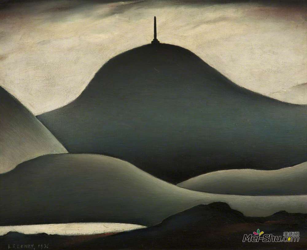 L·S·洛里(L. S. Lowry)高清作品《地标》