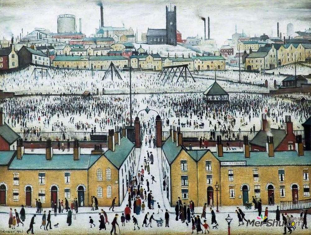 L·S·洛里(L. S. Lowry)高清作品《英国在玩》