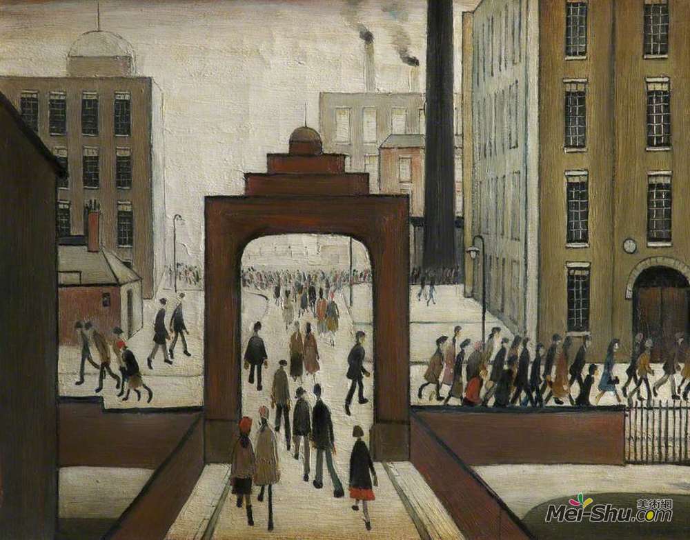 L·S·洛里(L. S. Lowry)高清作品《清晨》