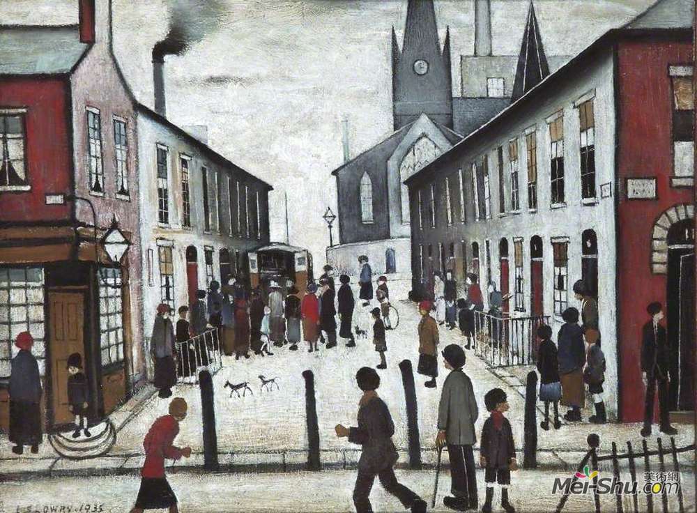 L·S·洛里(L. S. Lowry)高清作品《发烧范》